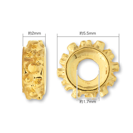 Spacer 3 rhodium color
