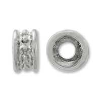Spacer 25 rhodium color