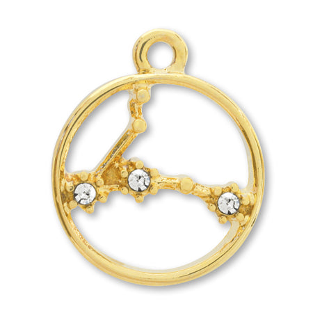Charm Constellation Pisces Crystal/G