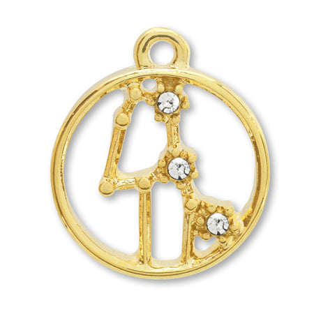 Charm Constellation Virgo Crystal/G