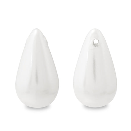 Resin pearl tsuyu top hole white