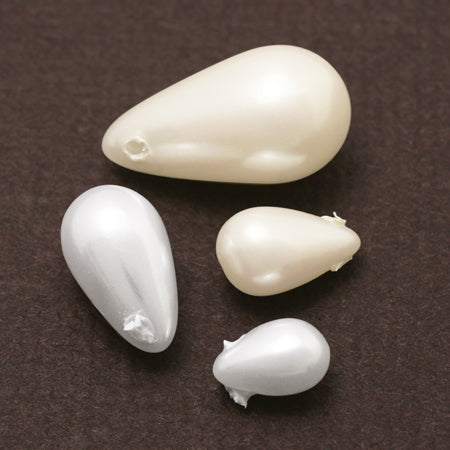 Resin pearl tsuyu top hole white