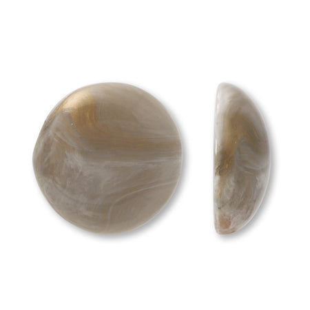 アクリル ドイツ製 カボション ラウンド1 Lt.グレーMB