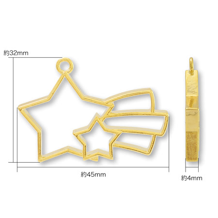Design frame flow star gold.