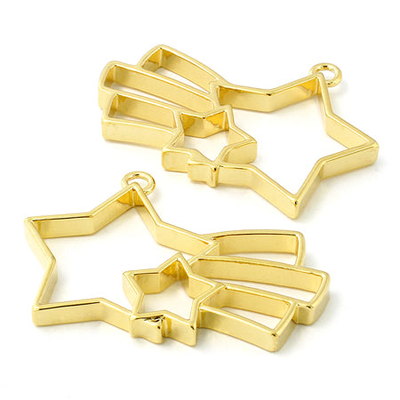 Design frame flow star gold.