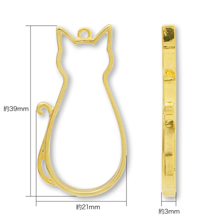 Design frame cat gold