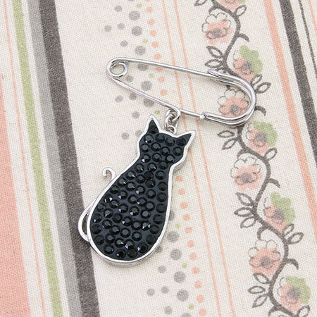 デザインフレーム ネコ ロジウムカラー