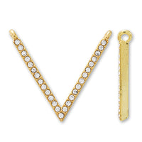 ジョイントパーツ パヴェ V 2カン クリスタル/G【アウトレット】