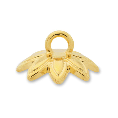 デザインキャップ フラワー2 ゴールド