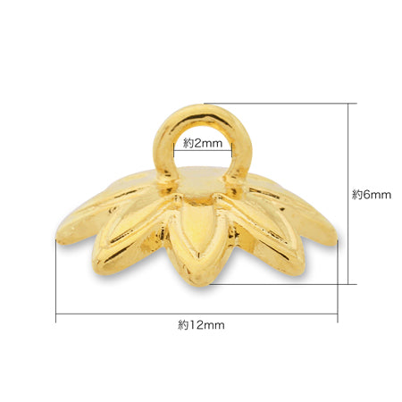 Design Cap Flower 2 Rodium-Color