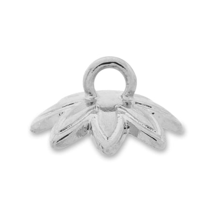 デザインキャップ フラワー2 ロジウムカラー