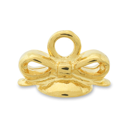 デザインキャップ リボン ゴールド