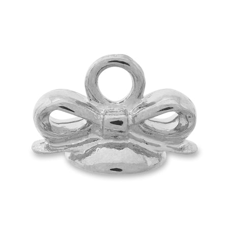 デザインキャップ リボン ロジウムカラー