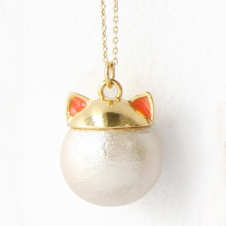 Design cap cat rhodium color