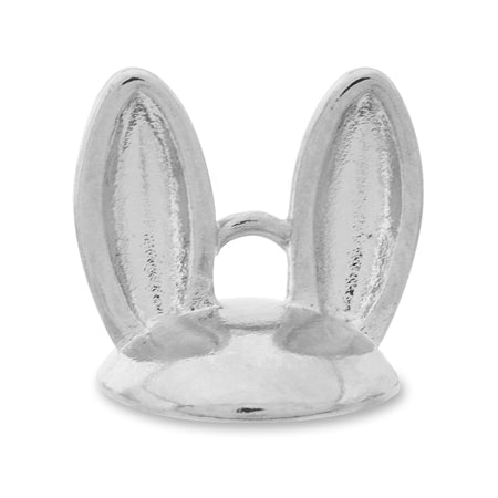 デザインキャップ ウサギ ロジウムカラー