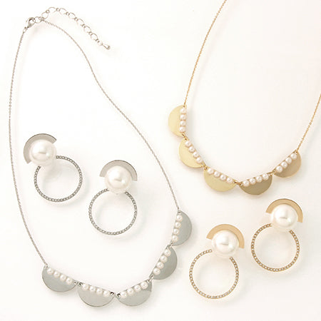 アクリル 半丸パール ホワイトパール