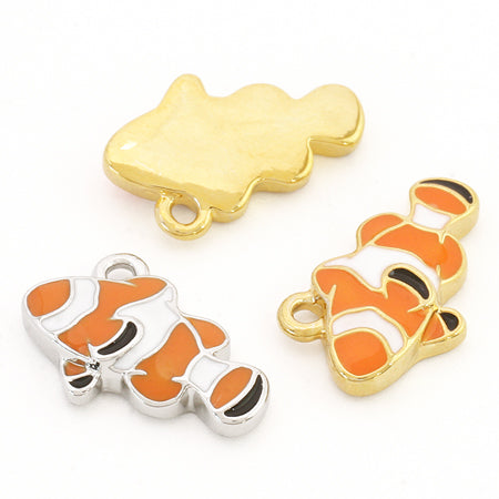 チャーム マリン カクレクマノミ オレンジ/G