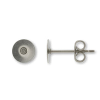 ピアス チタン丸皿 6mm