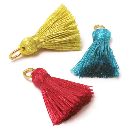 Tassel mini saxophone blue