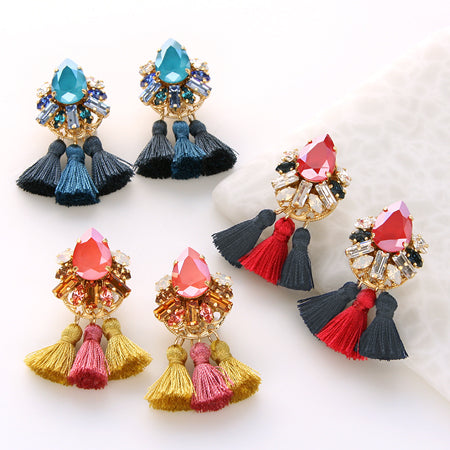 Tassel mini saxophone blue