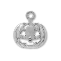 チャーム ハロウィンカボチャ ロジウムカラー