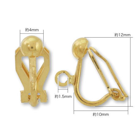 Earring triangle ball black