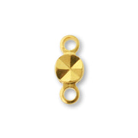 Joint Parts Round Cut Approx 6 × 2.5mm Gold