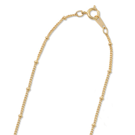 Gold chain necklace