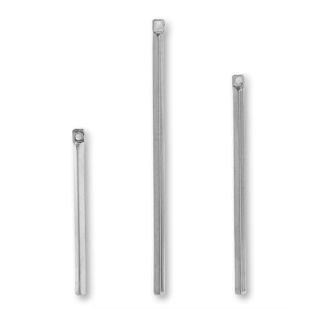 メタルスティック 直角 1カン ロジウムカラー