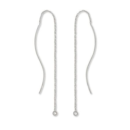 アメリカンピアス ウェーブ ロジウムカラー