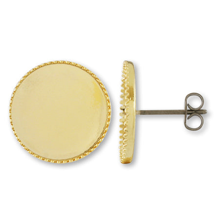 Gold meal plate