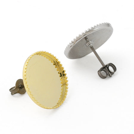 Gold meal plate
