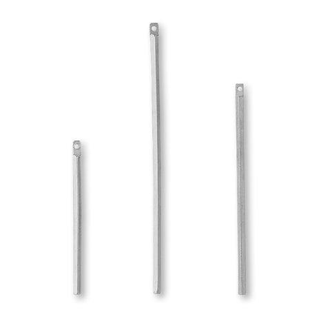 Metal parts stick 1 ring rhodium color