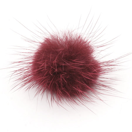 ミンクボール カン付(口閉じ) ボルドー【アウトレット】