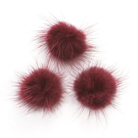 ミンクボール カン付(口閉じ) ボルドー【アウトレット】