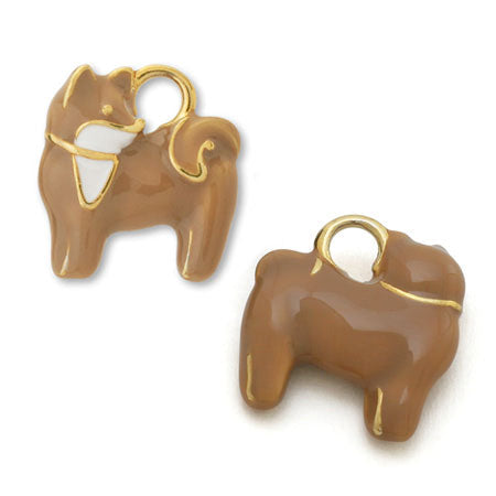 Charm Japanese style dog brown/G