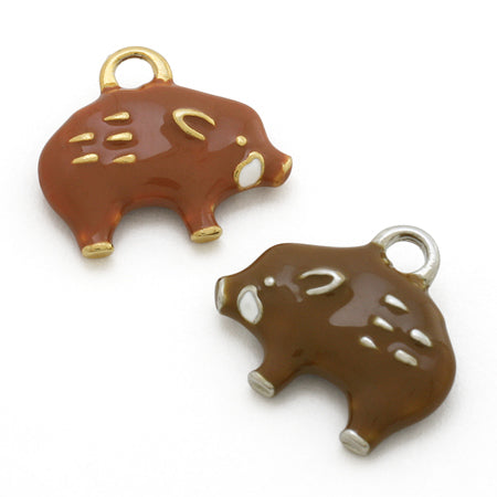 チャーム 和風 いのしし 茶/RC【アウトレット】