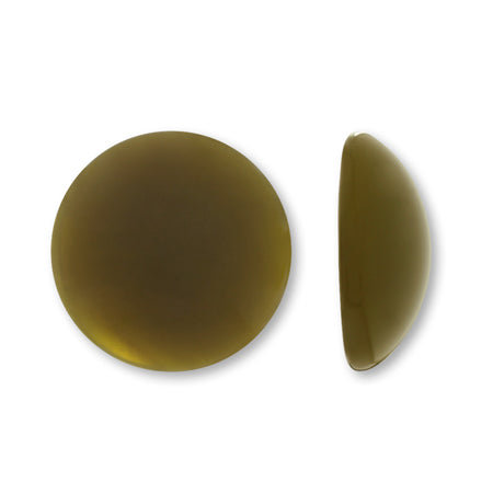 アクリル ドイツ製 カボション ラウンド1 カーキ【アウトレット】