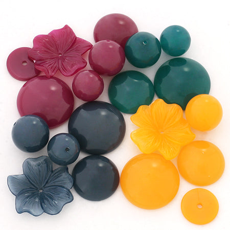 Acrylic made in Germany round raspberry