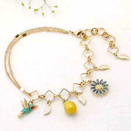 Charm Margaret No.4 Navy/G
