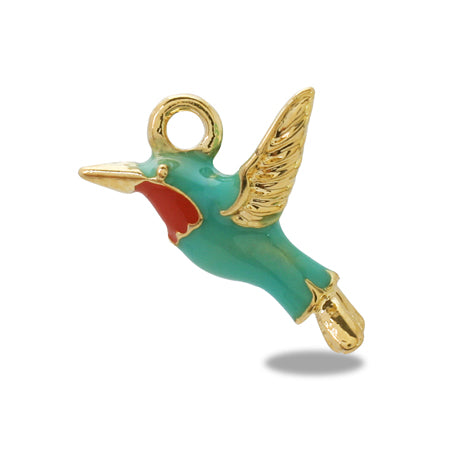 Charm Hummingbird Blue/G