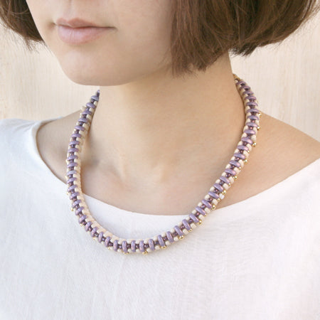 Czech Cali Chalk White Amethyst Star