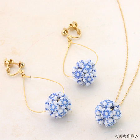 Czech flower beads three-dimensional crystal/cal