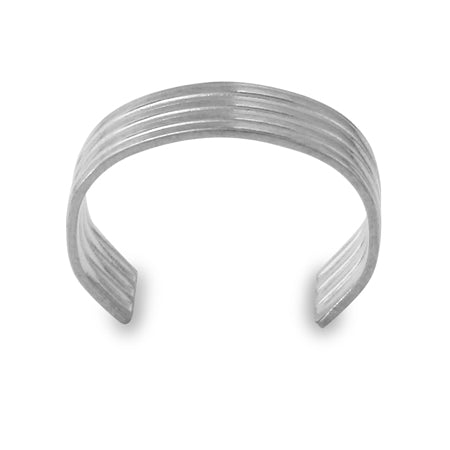 つなぎカン スジ入 約6×27mm ロジウムカラー