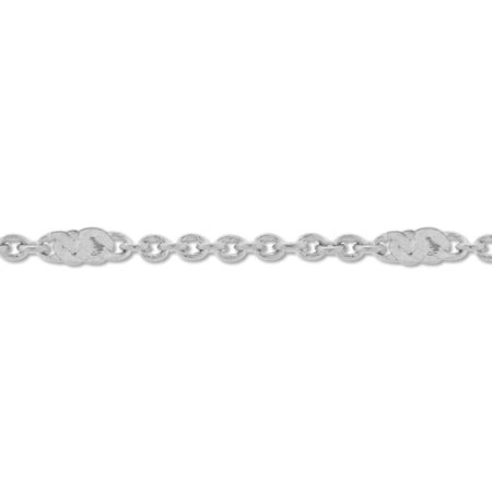 Chain 235ET rhodium color