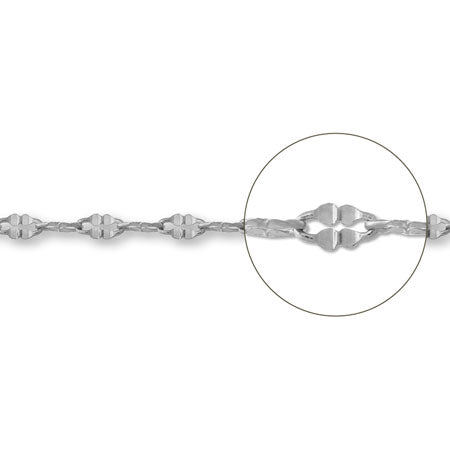 チェーン 235CRV ロジウムカラー