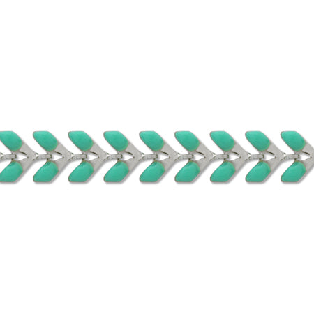 Green Turquoise with chain k-355