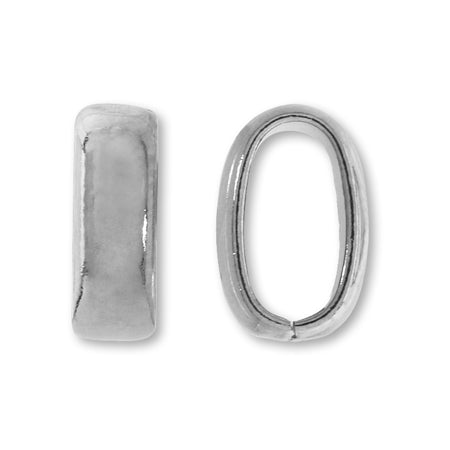 つなぎカン 甲丸 ロジウムカラー