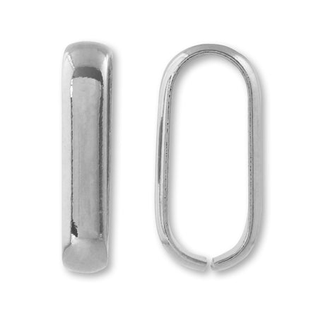 つなぎカン 甲丸 約3×7×15mm  ロジウムカラー
