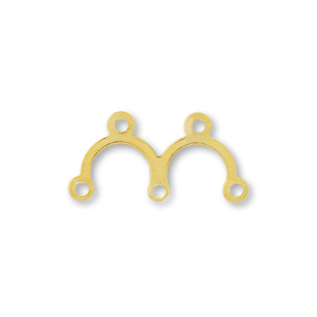 アーチ型連バー 2連 ゴールド